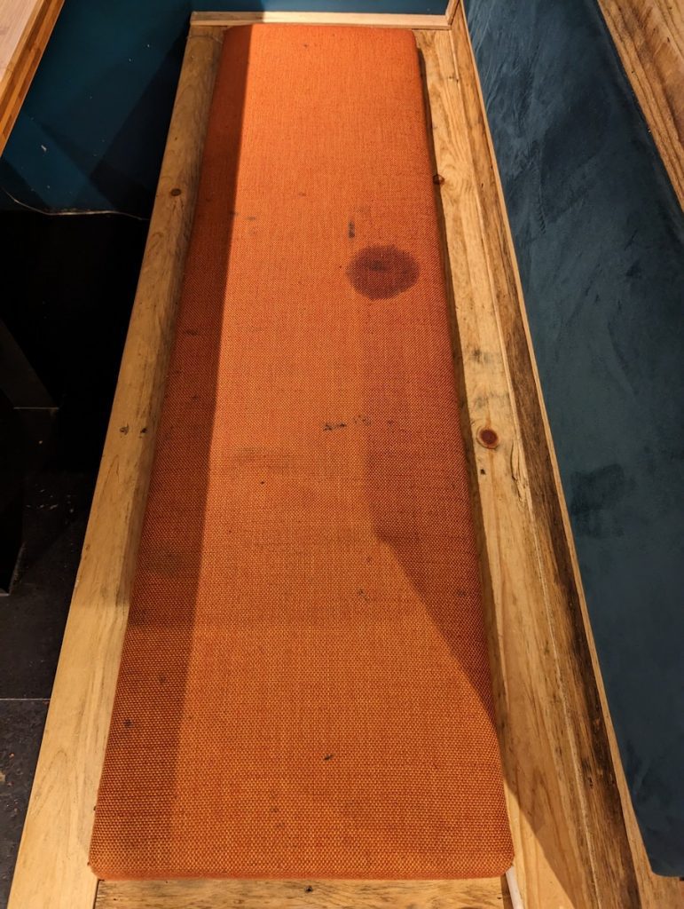 Successful commercial upholstery clean in Bristol Restaurant 2 Restaurant cleaning in Bristol before
