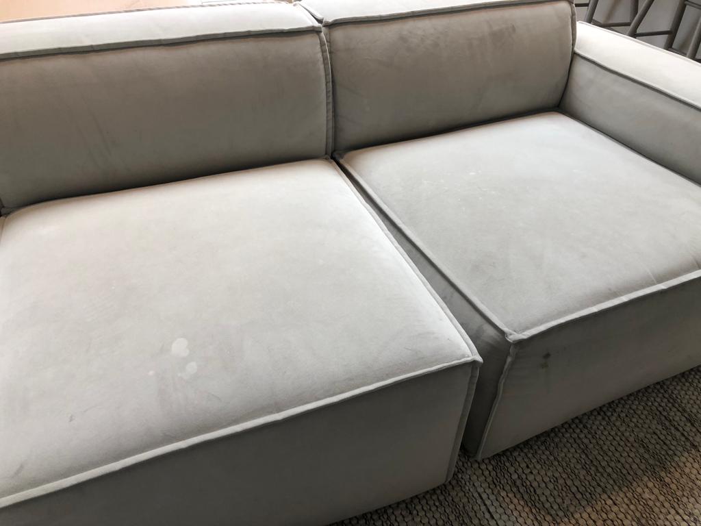 Stained upholstery