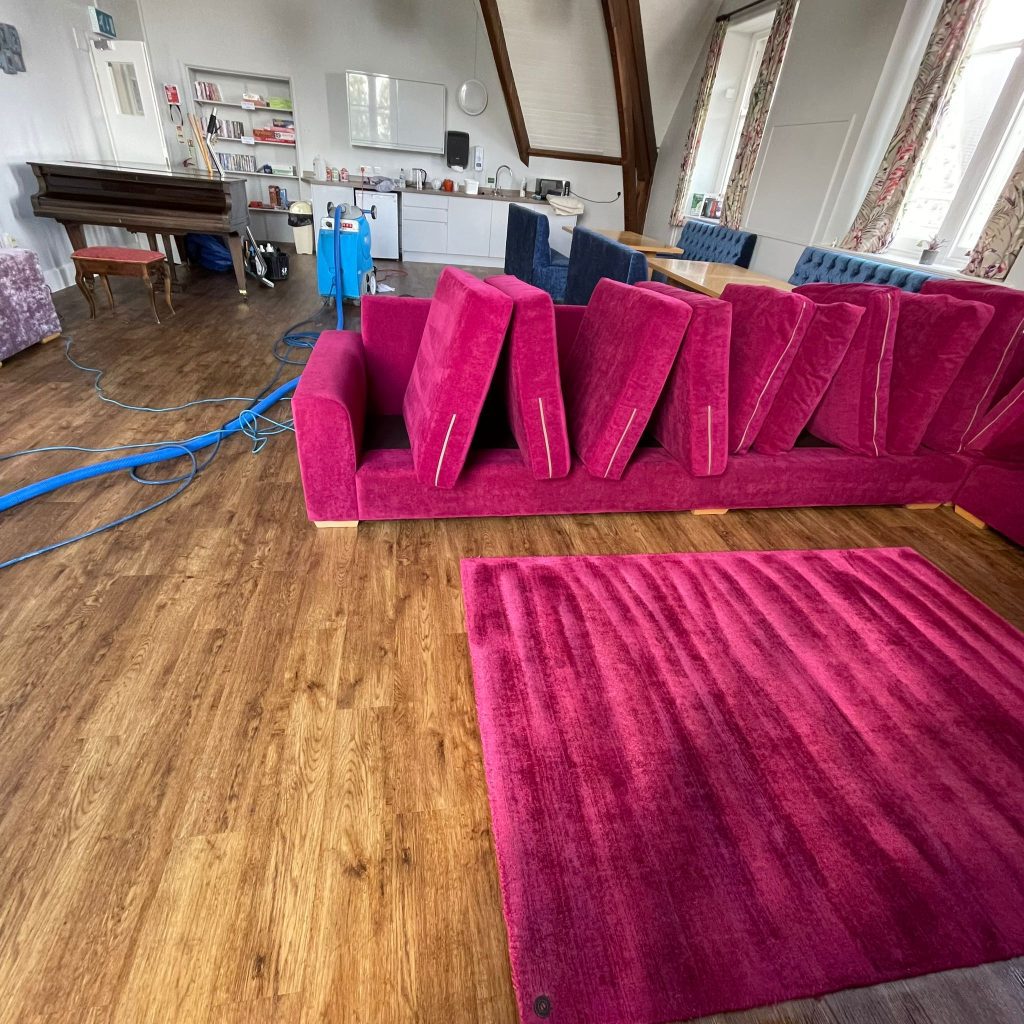 Upholstery commercial cleaning