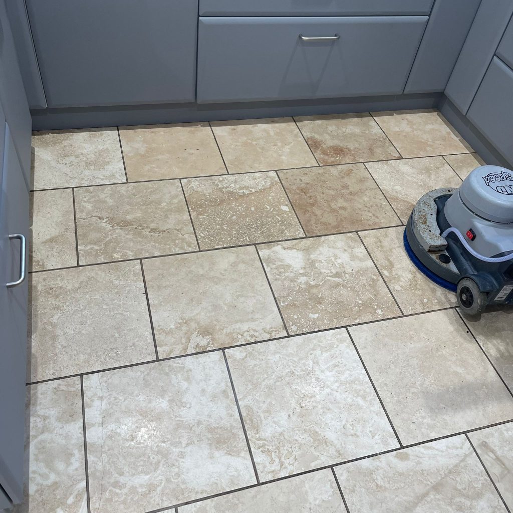 Stunning results on Travertine tiled floor in Cheltenham 4 IMG 20240306 WA0003