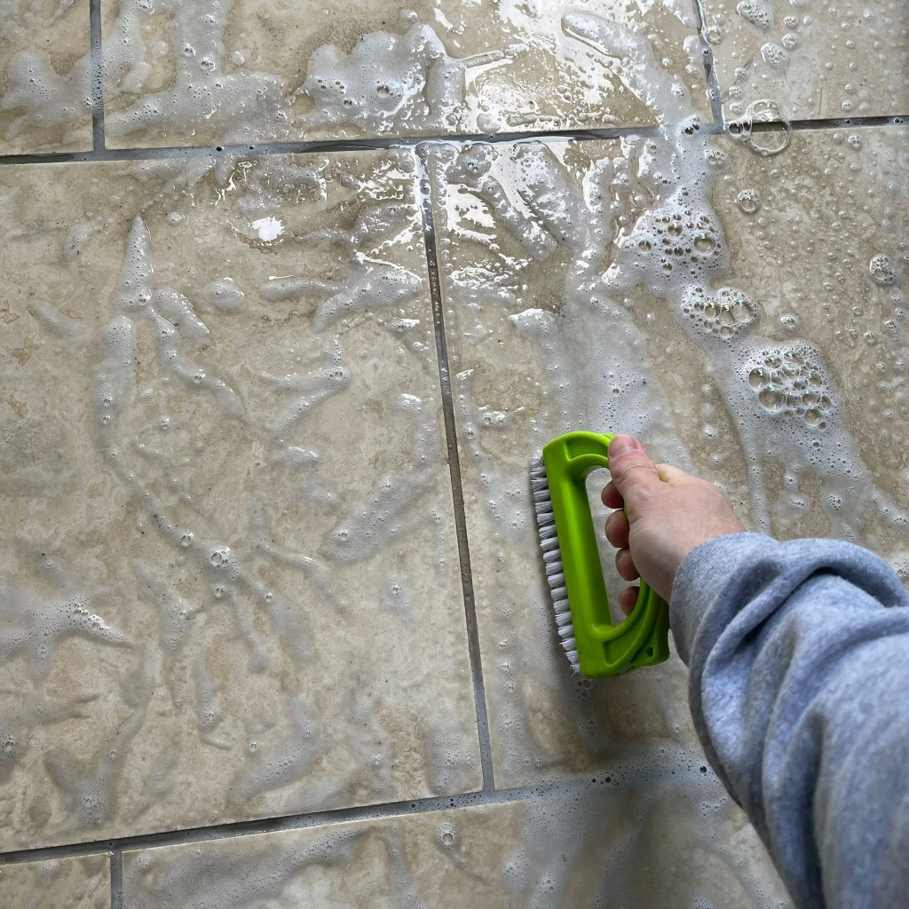 Stunning results on Travertine tiled floor in Cheltenham 10 IMG 20240306 WA0004