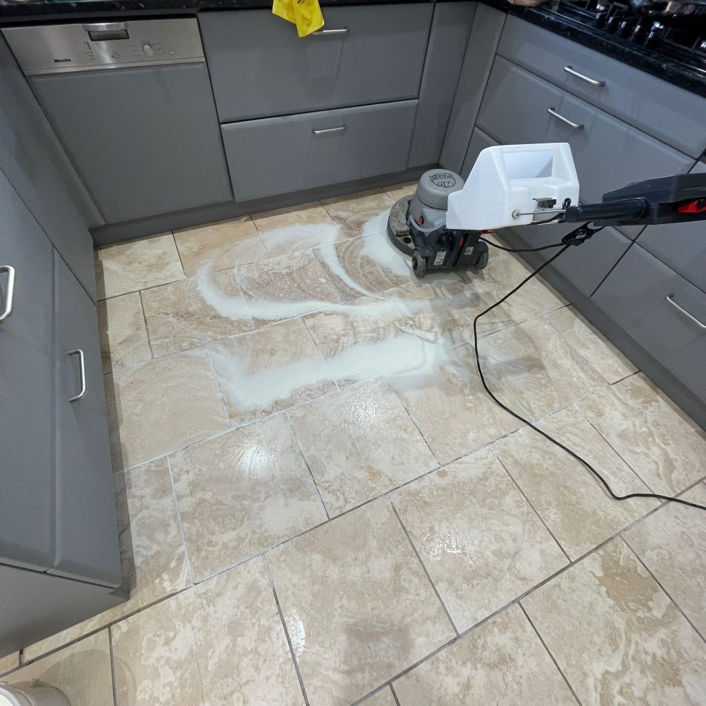 Stunning results on Travertine tiled floor in Cheltenham 6 IMG 20240306 WA0005
