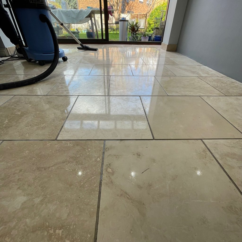 Stunning results on Travertine tiled floor in Cheltenham 16 IMG 20240306 WA0010