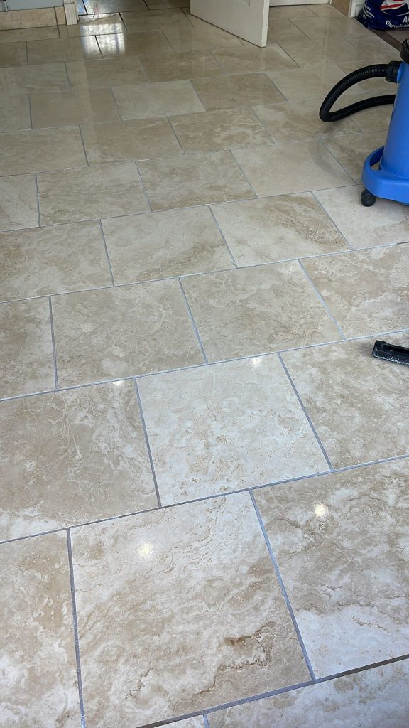 Stunning results on Travertine tiled floor in Cheltenham 14 IMG 20240306 WA0012
