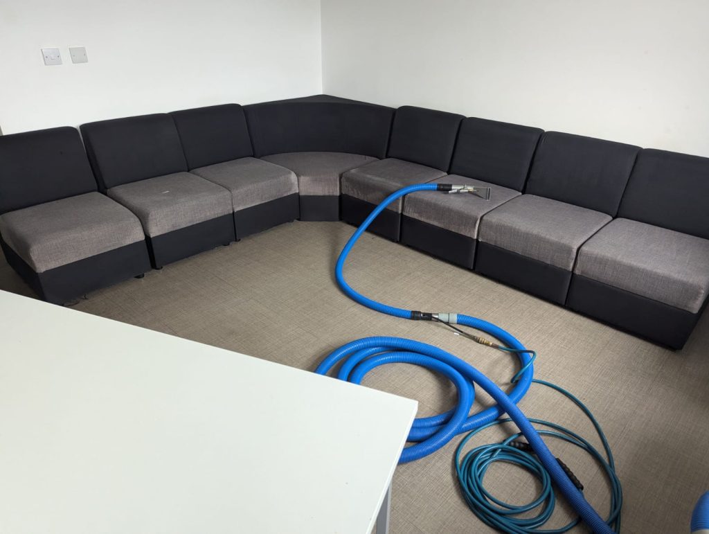 Professional Upholstery cleaning by Green Man
