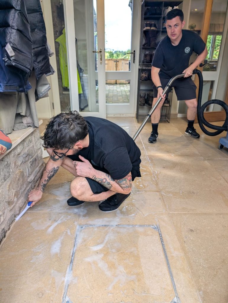 Great day of team work on hard floor cleaning in Bristol 4 Hard floor cleaning in Bristol