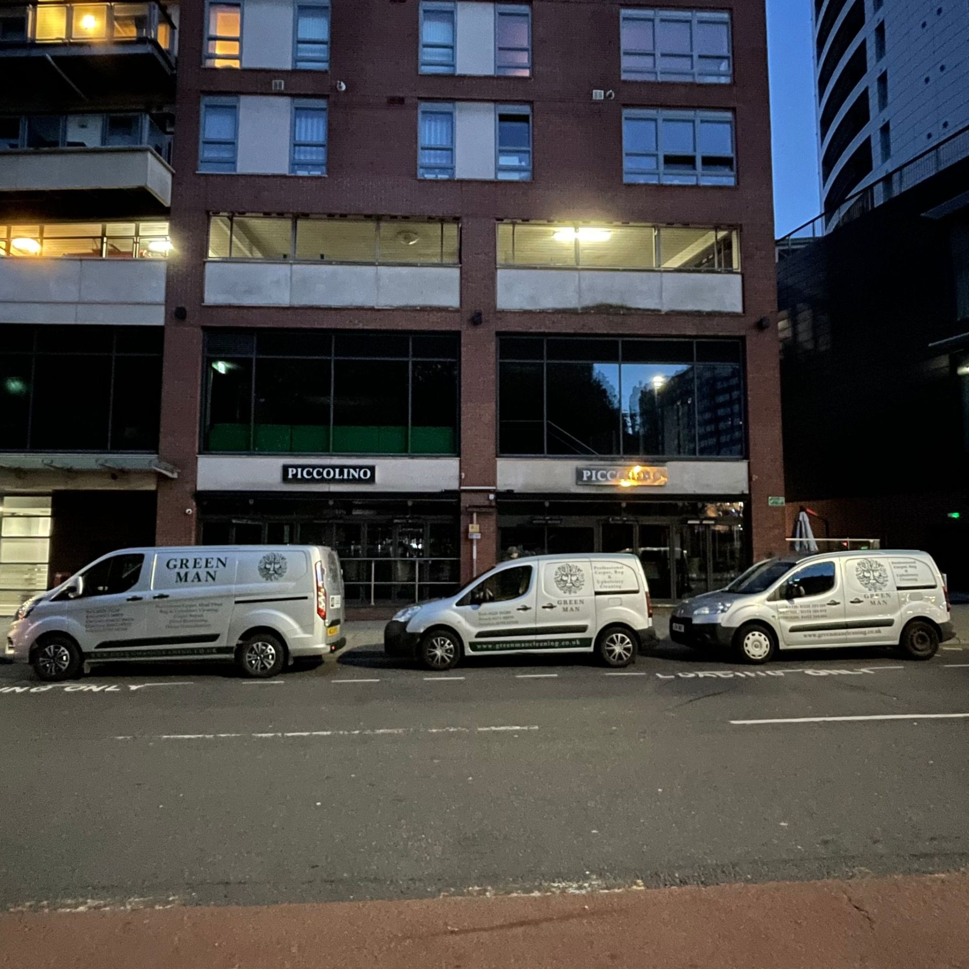Commercial clean of wooden floor in Bristol restaurant 1 Green Man Cleaning