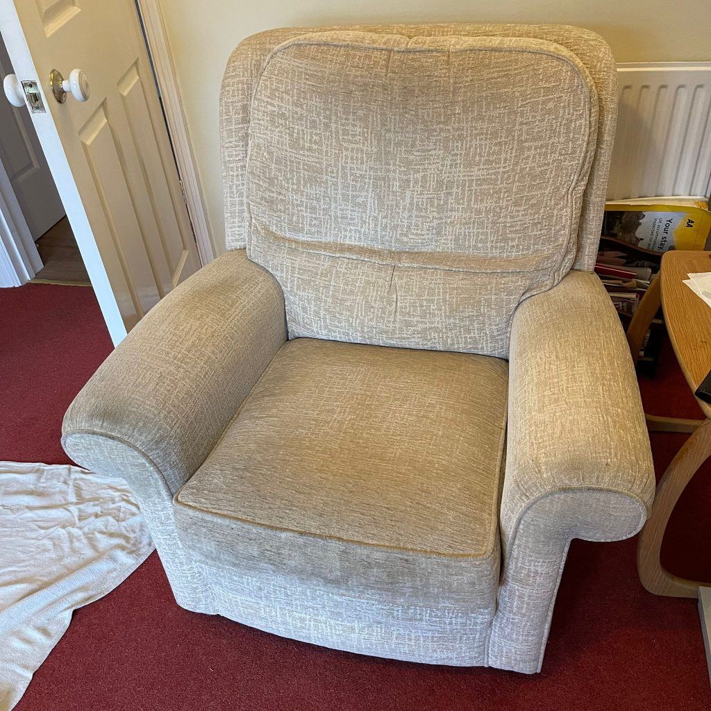 Armchair cleaning in Gloucester