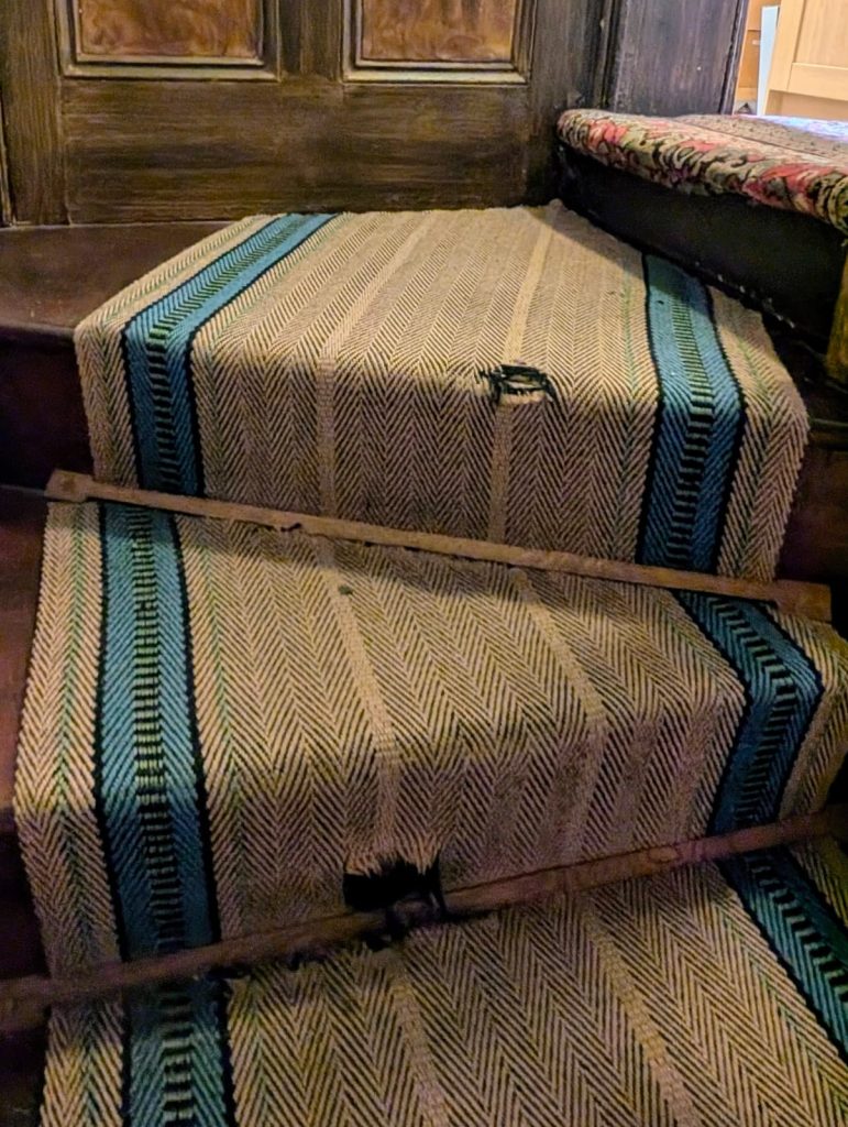 Successful carpet repair in Cheltenham museum 2 Carpet Repairs