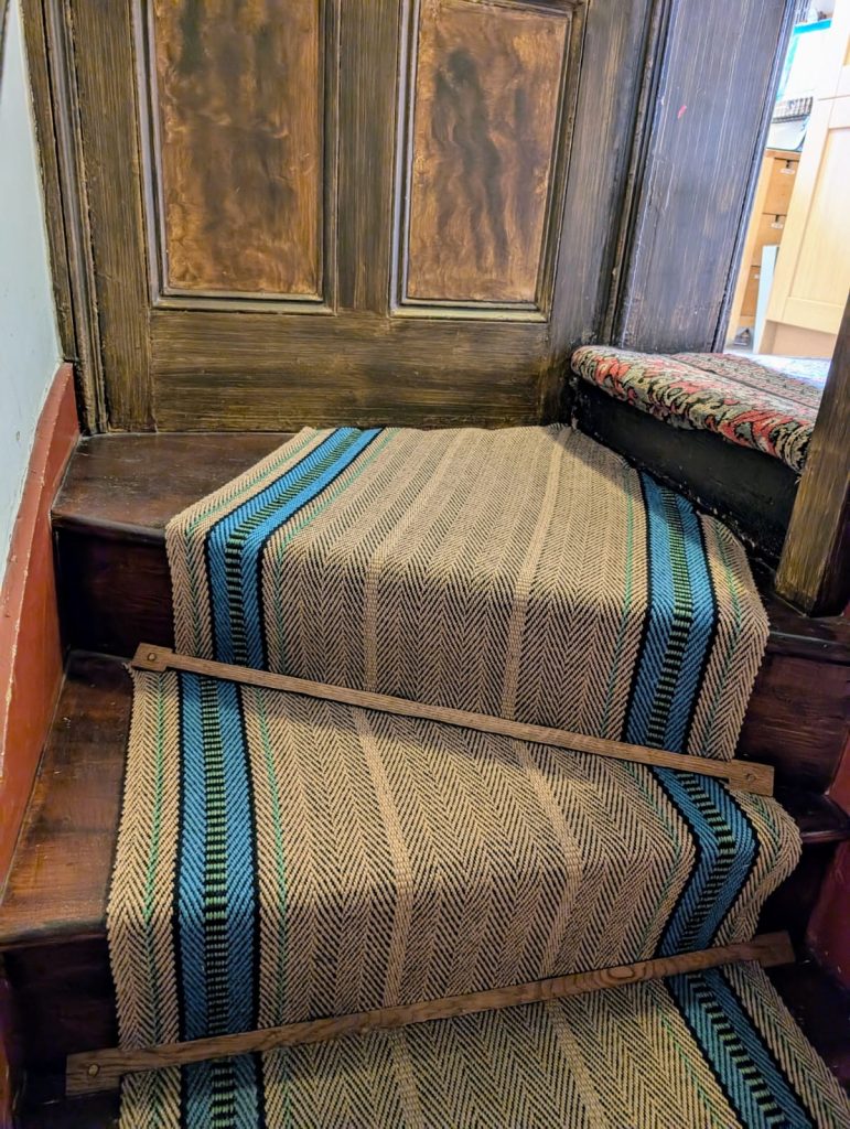Successful carpet repair in Cheltenham museum 6 Carpet Repairs in Cheltenham