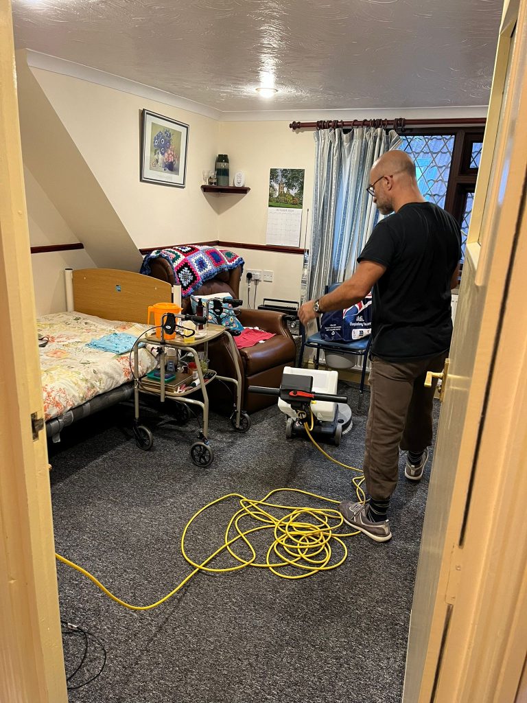 Successful carpet clean in Bristol care home 6 Commercial Carpet Cleaning