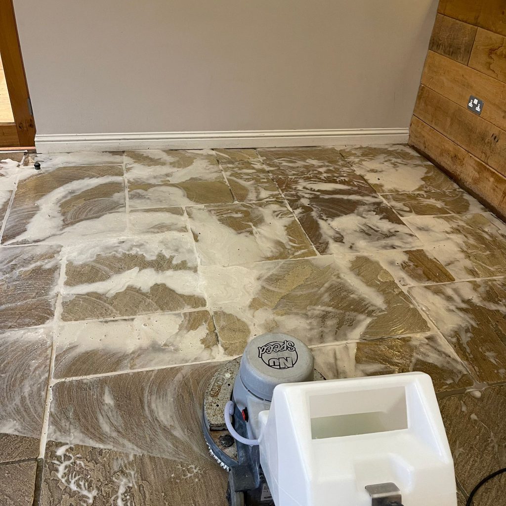 Beautiful results on flagstone flooring in Cheltenham venue 12 IMG 20250211 WA0013