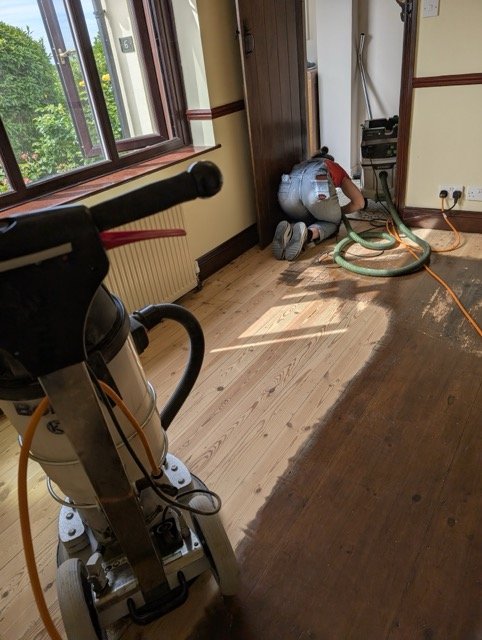 Domestic wood sanding service in Chippenham