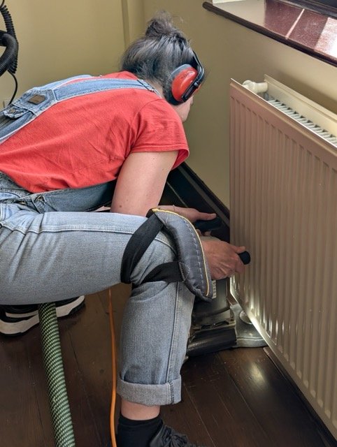 Dustless wood floor sanding in Chippenham