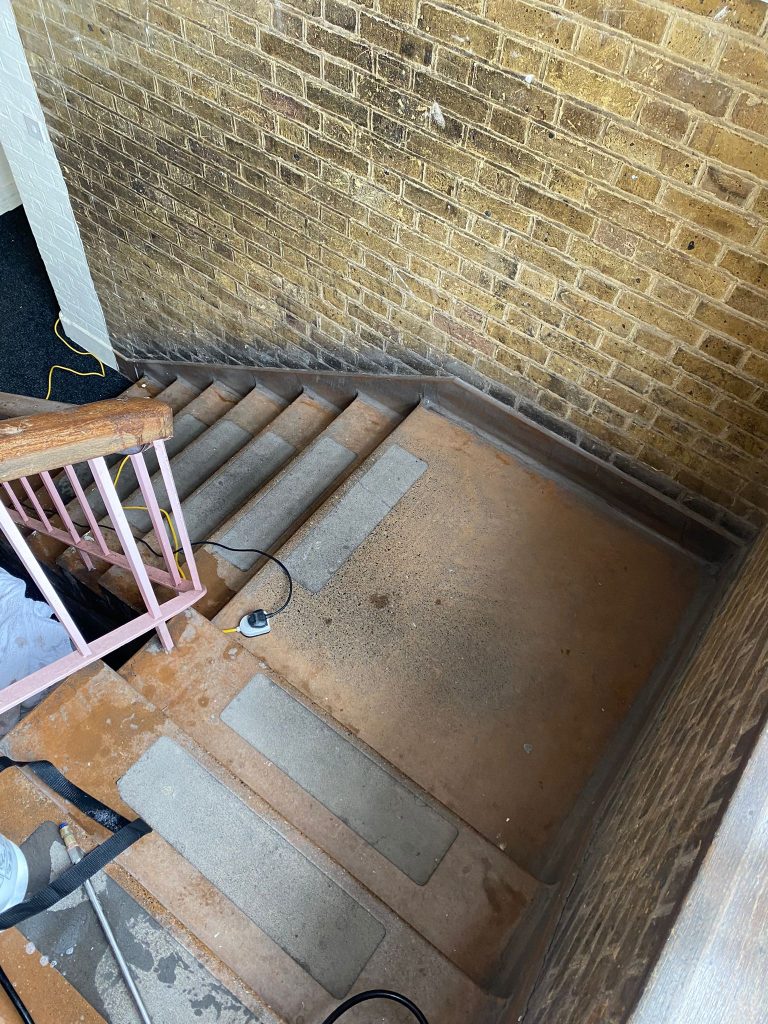 Amazing results on clean of commercial concrete flooring in Bristol 4 Concrete floor cleaning in Bristol