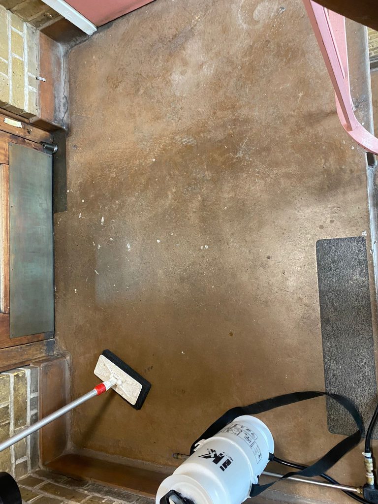 Amazing results on clean of commercial concrete flooring in Bristol 6 Professional clean of concrete flooring in Bristol