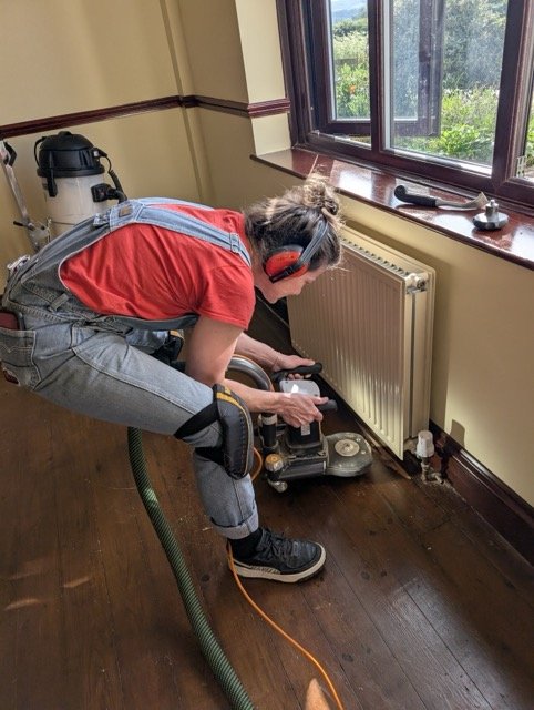 Professional wood floor sanding in Chippenham