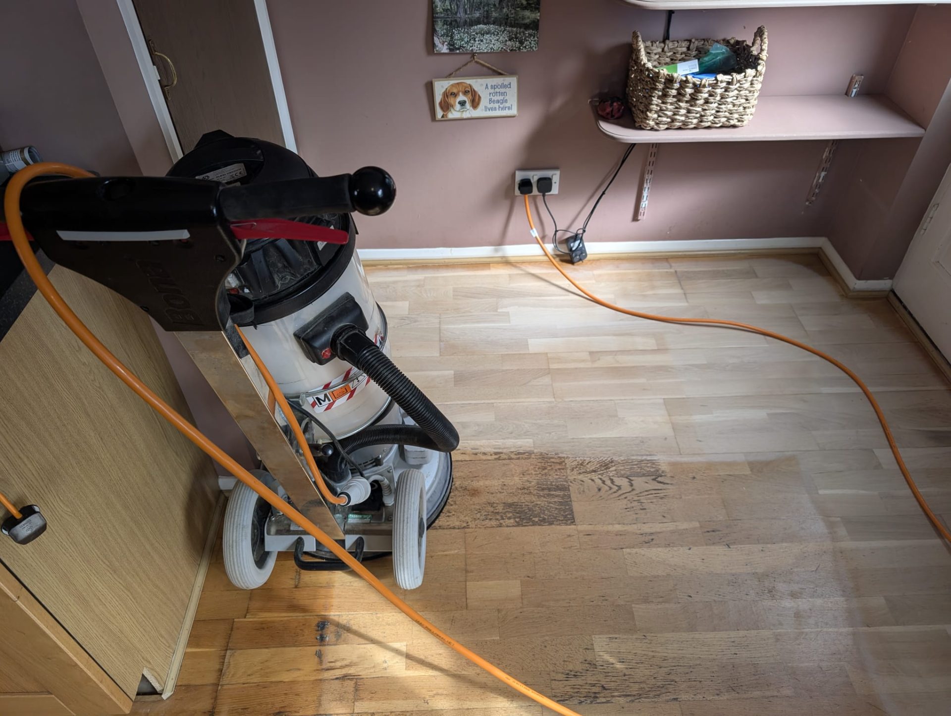 Using Bona Flexisand system