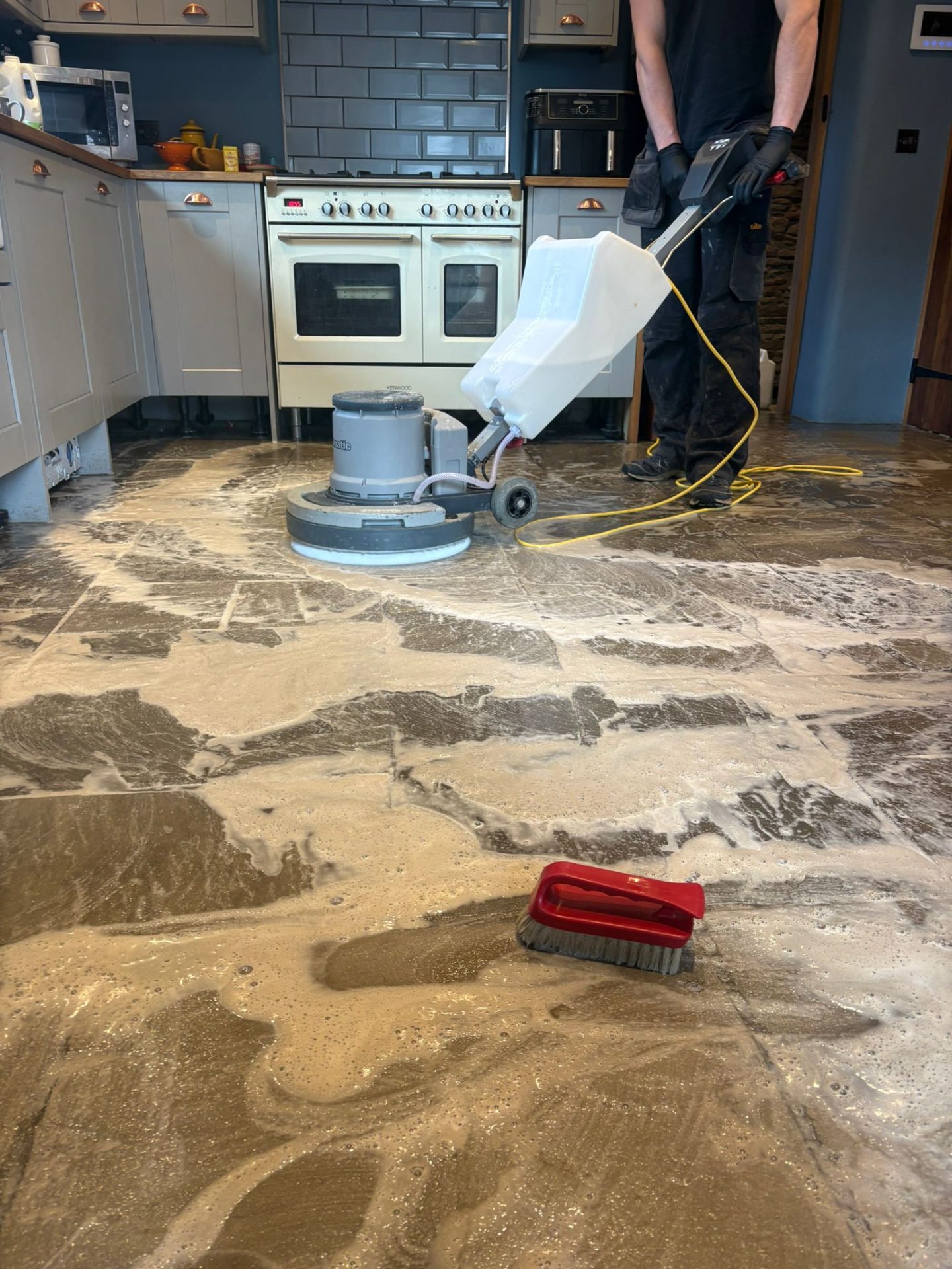 Rejuvenating clean of Limestone flooring in Bath 1 IMG 20251216 WA0002 scaled