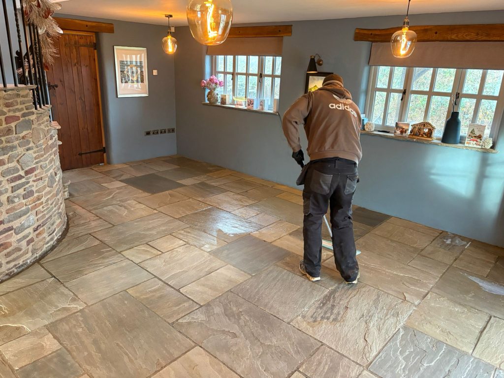 Rejuvenating clean of Limestone flooring in Bath 10 IMG 20251216 WA0011