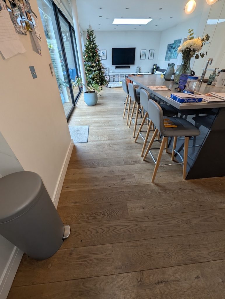 Engineered wood floor sanding in Bristol